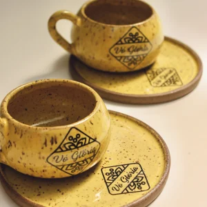 Xícara personalizada Vó Glória Coffees - Jogo com Duas