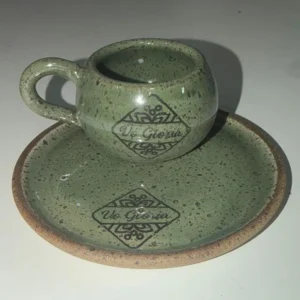 Xícara personalizada de Natal Vó Glória Coffees - Conjunto com Duas